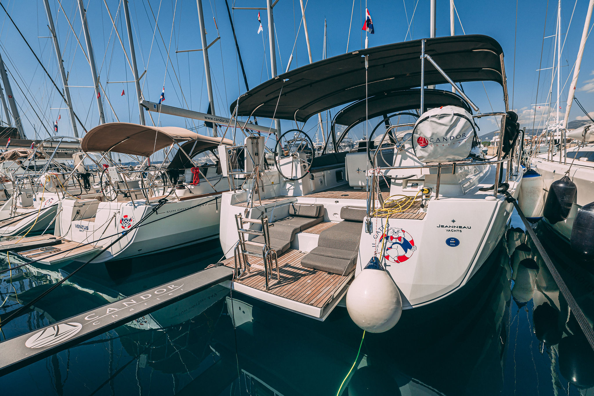 Photo #39 - Jeanneau 54 (Il Gatto) en Kastela - 6474