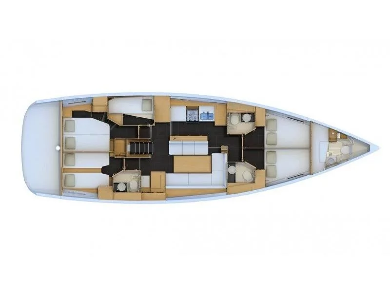 JEANNEAU 54 BT (MYSTIC DREAMS) Plan image - 13