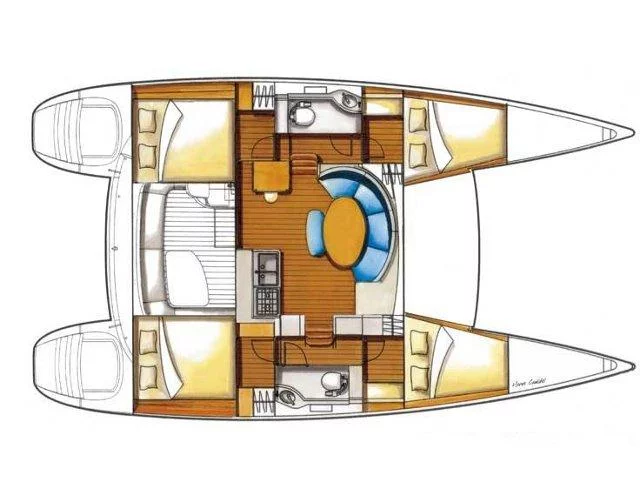 Lagoon 380 S2 (Pegasus) Plan image - 4