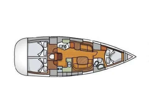 Sun Odyssey 42 i (BEST MEN) Plan image - 5