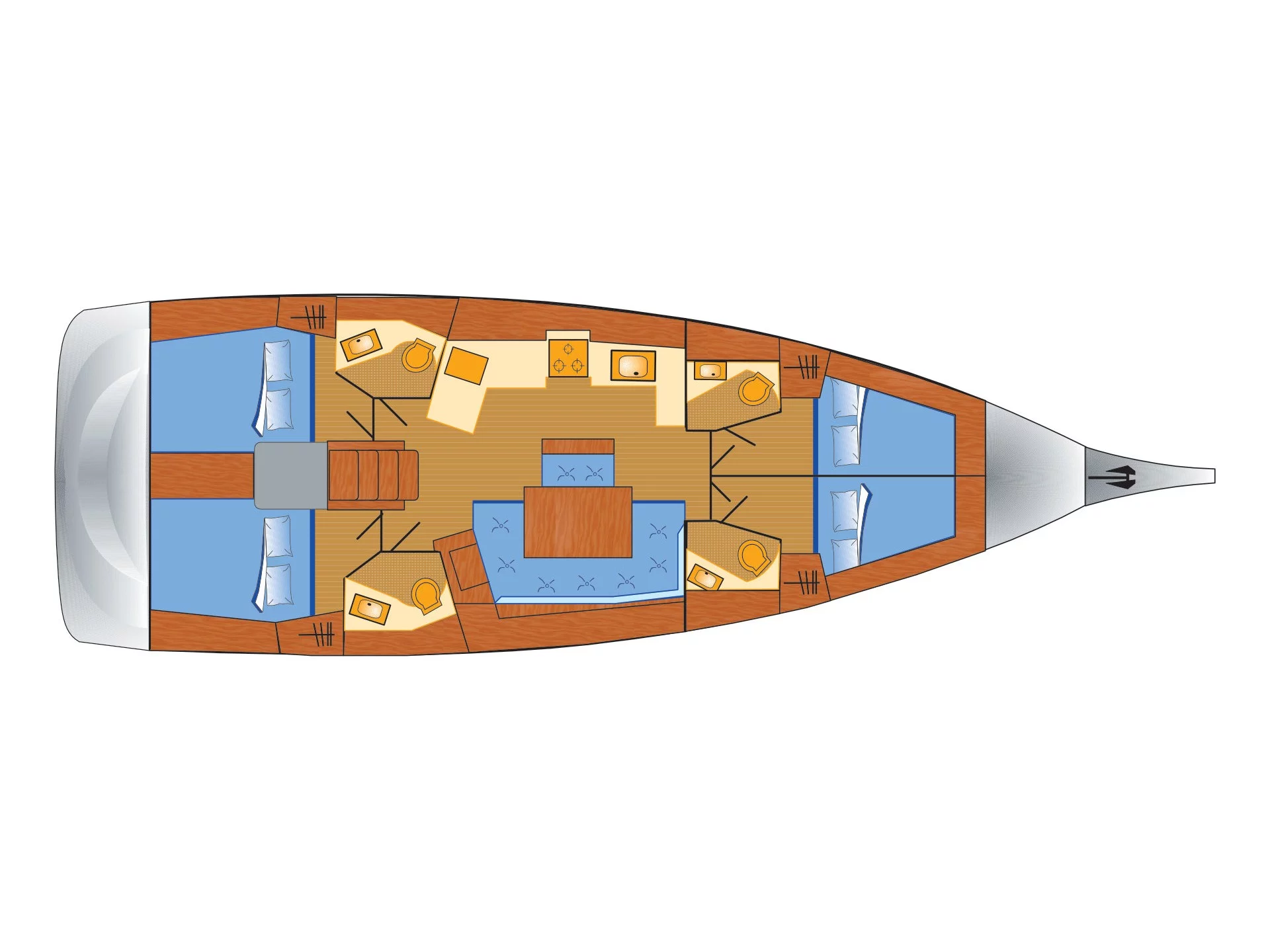 Oceanis 46.1 (Sophia) Plan image - 13