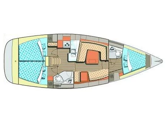 Elan 384 Impression (S/Y Artemis) Plan image - 2