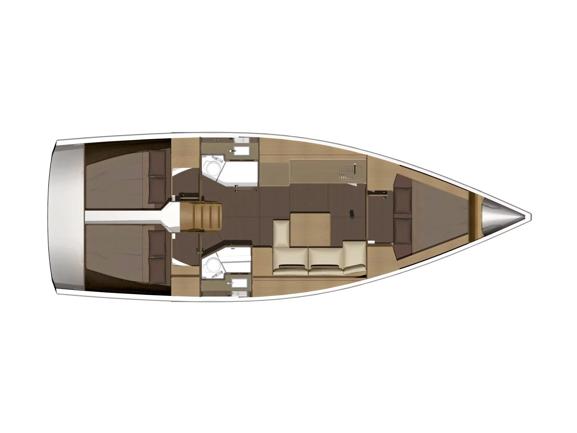 Dufour 382 GL (Regor) Plan image - 6