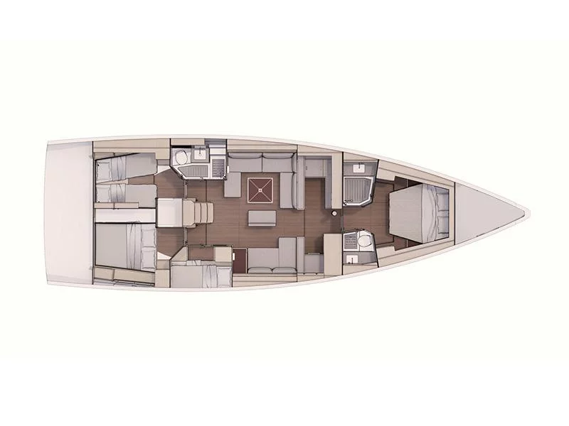 Dufour 530 GL (Vita) Plan image - 26