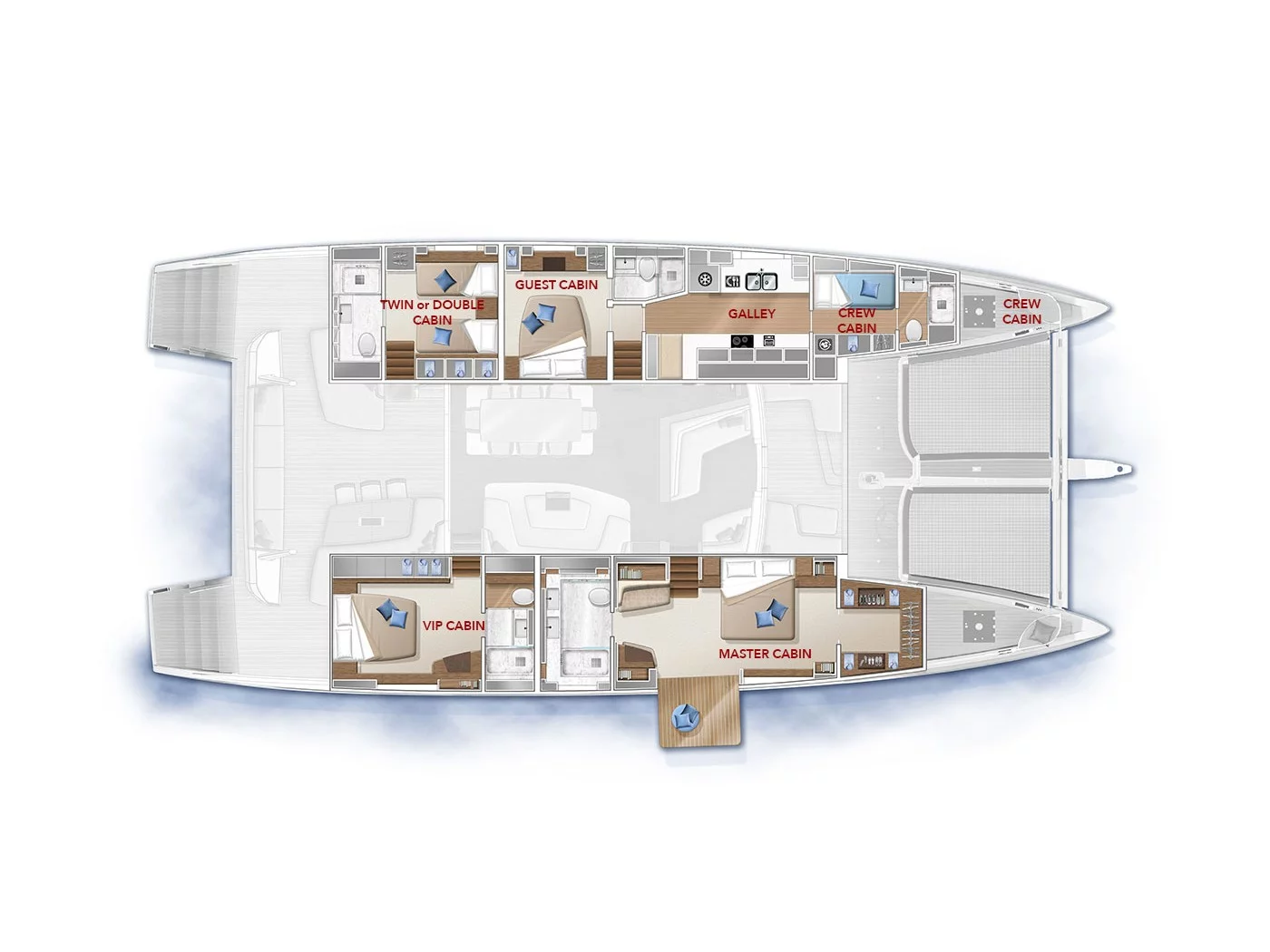 Lagoon Seventy 7 (ADRIATIC DRAGON) Plan image - 11