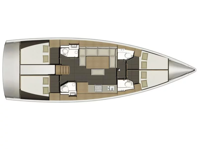 Dufour 460 Grand Large (Avior) Plan image - 6