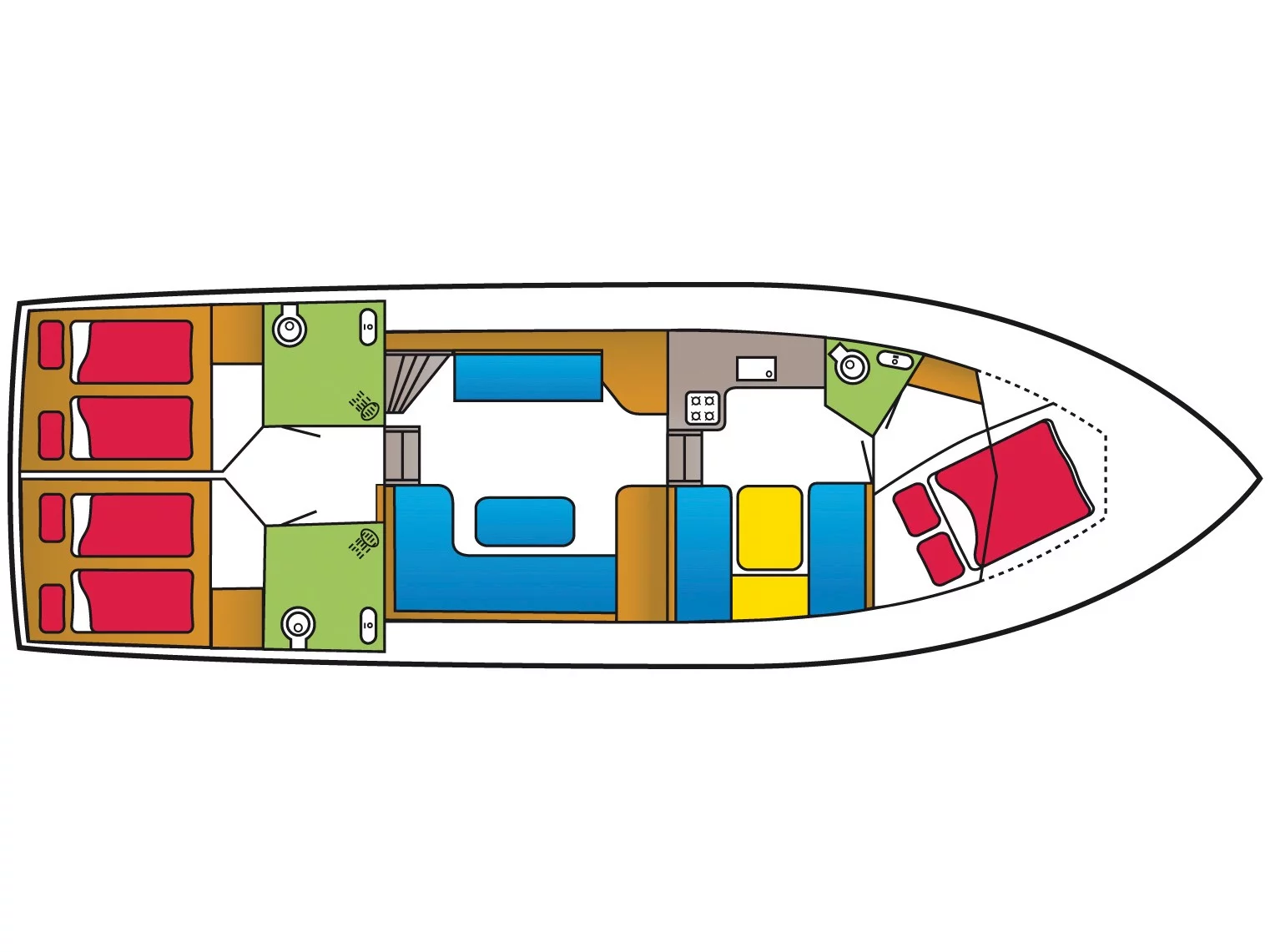 Valkkruiser 1350 (Blueflower) Plan image - 8
