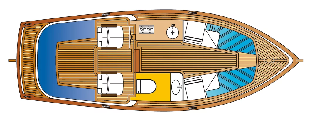 Drachtster Sloep Cabin 750 (Drait 154)  - 4