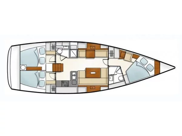 Hanse 430 (Tria S) Plan image - 21