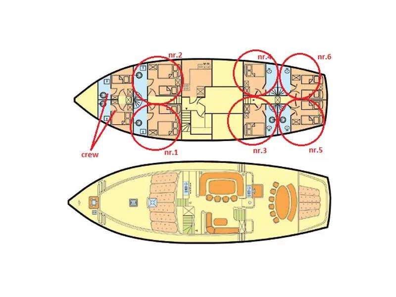 Gulet Morning Star (Morning Star) Plan image - 79