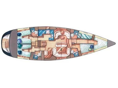 Sun Odyssey 54 DS (Cassiopea II) Plan image - 14