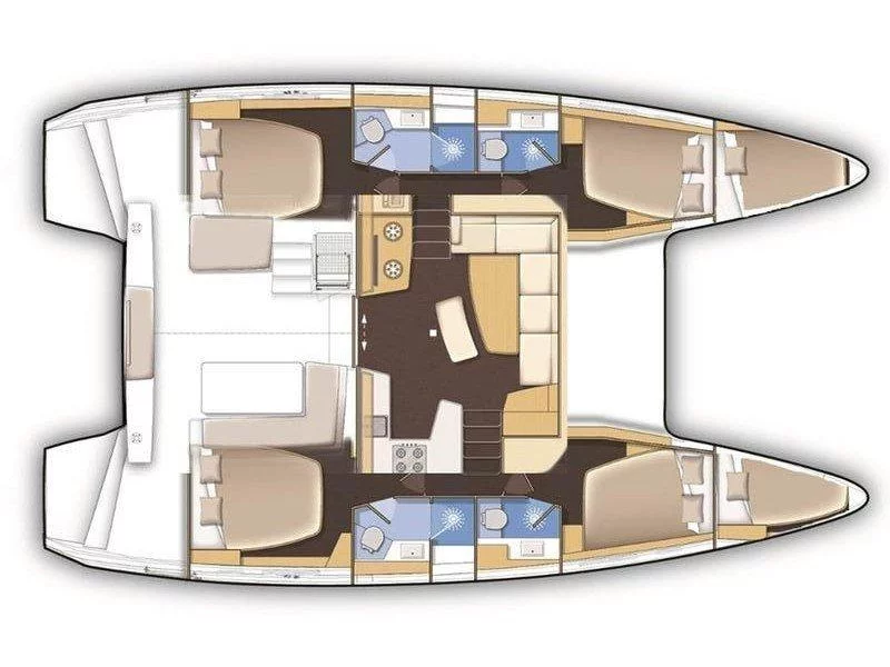 Lagoon 42 (Iris II) Plan image - 14
