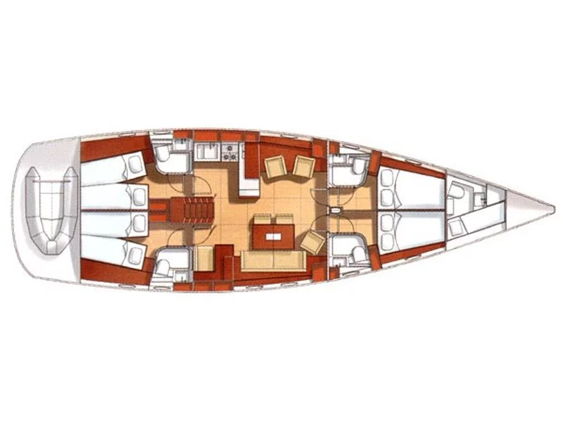 Hanse 531 (Aurelia) Plan image - 3