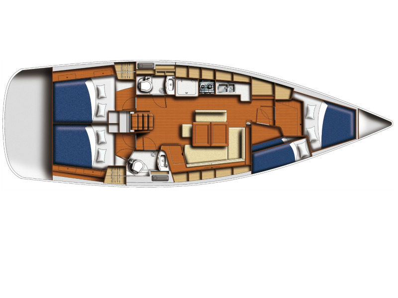 Photo #5 - Oceanis 43 (OASIS - | Bowthruster | Solar P) en Lefkada - 8914
