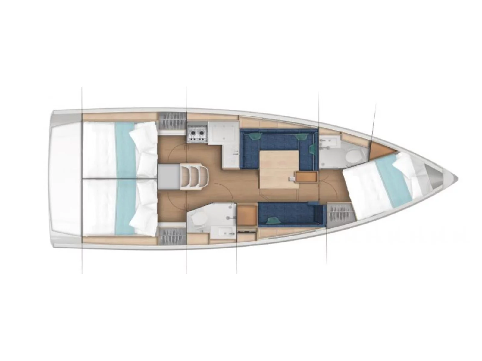 Sun Odyssey 380 (Phoenix - Comfort line) Plan image - 15