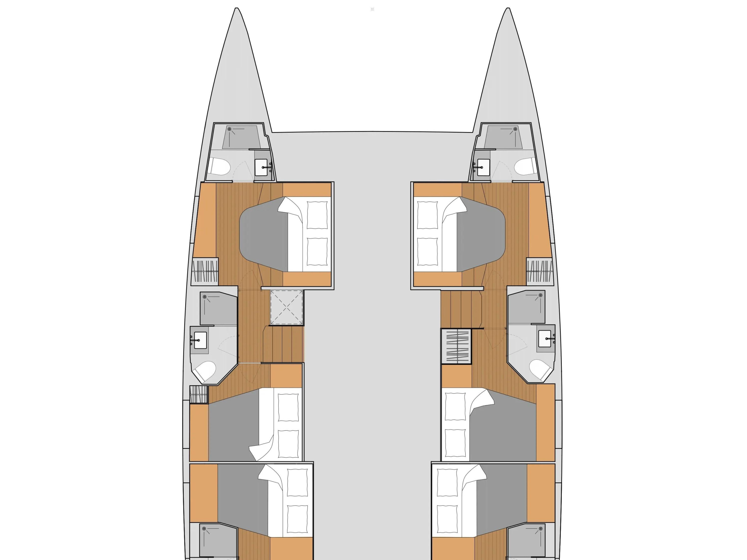Photo #25 - Aura 51 - 6 cabin/6 toilet (INGRID) en Trogir - 9622