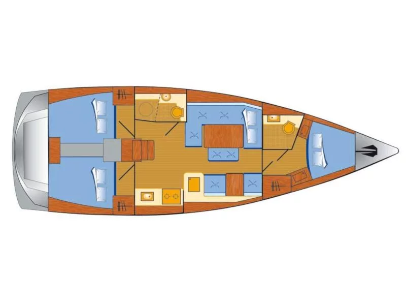 Dufour 412 Grand large (Stella) Plan image - 13