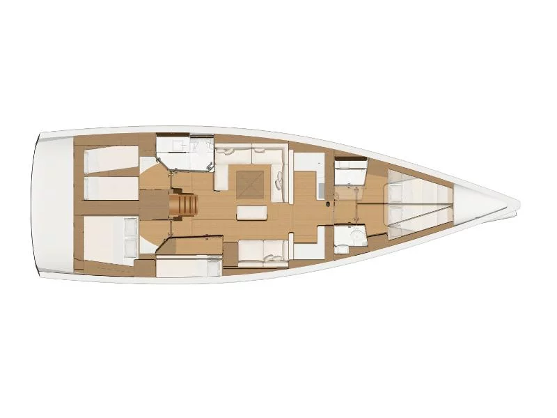 Dufour 520 Grand Large (Sirius) Plan image - 8