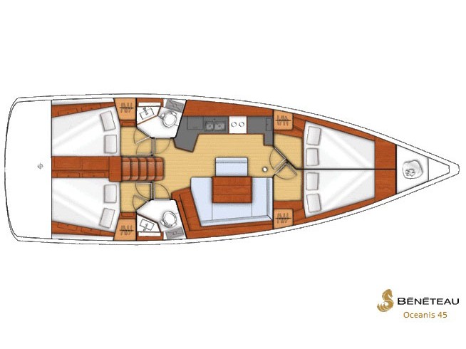 Photo #3 - Oceanis 45 (Semiramis (Refit 2021)) in Corfu - 10390