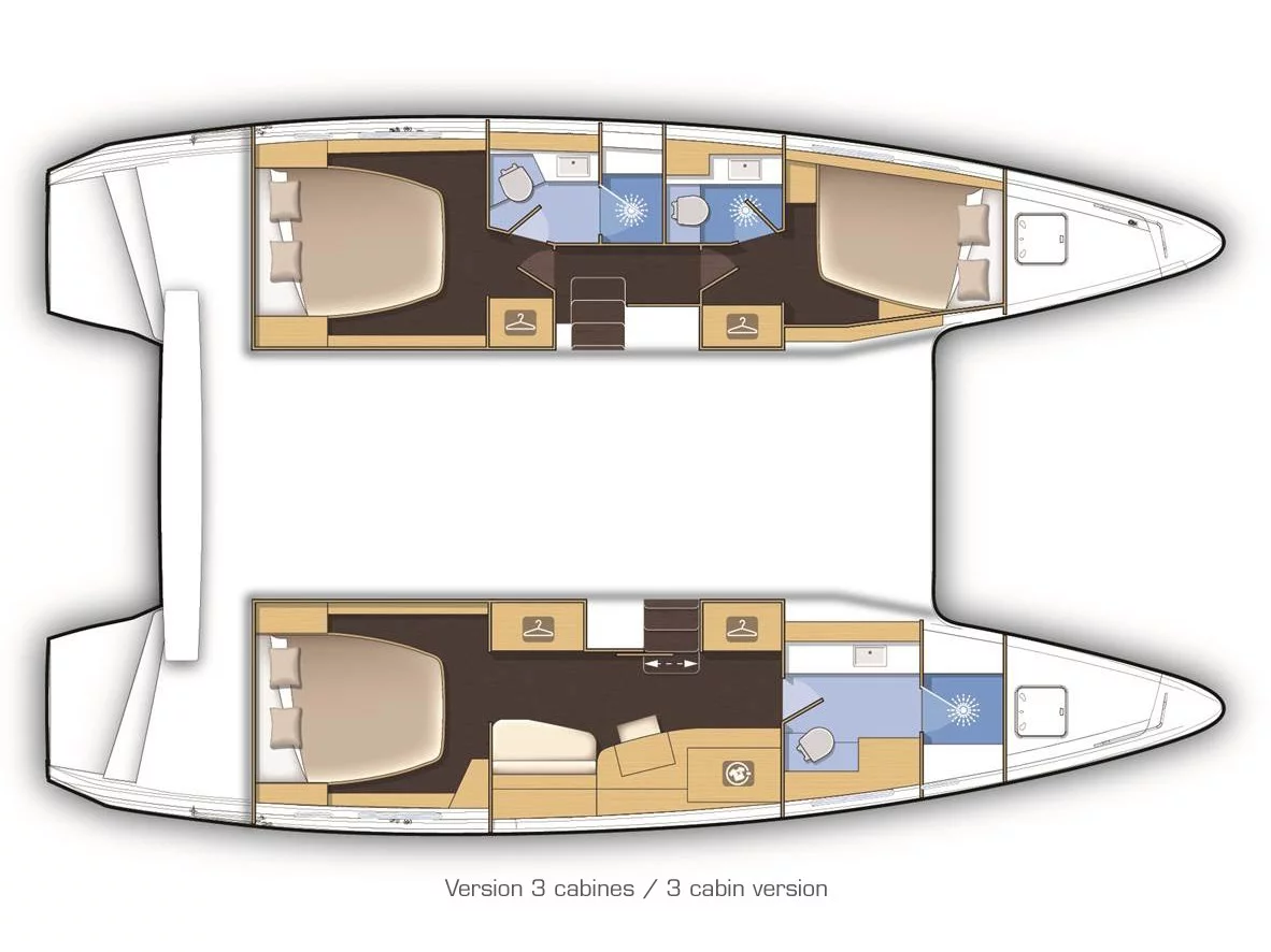Lagoon 42 (LA PERLA (WITH AC& OWNER VERSION)) Plan image - 7