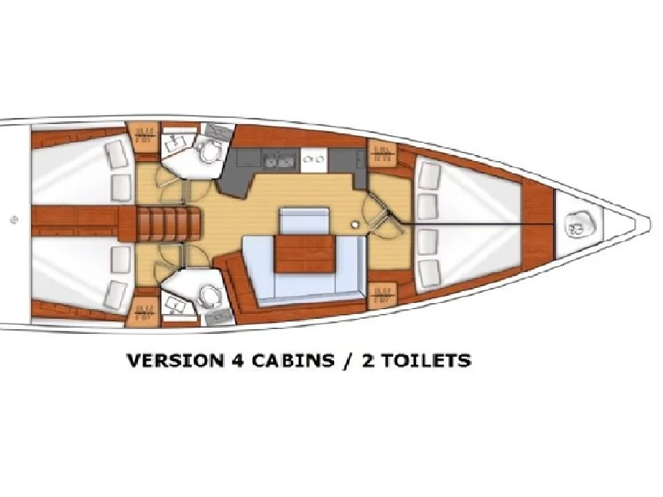 Oceanis 45 (Soffia) Plan image - 3
