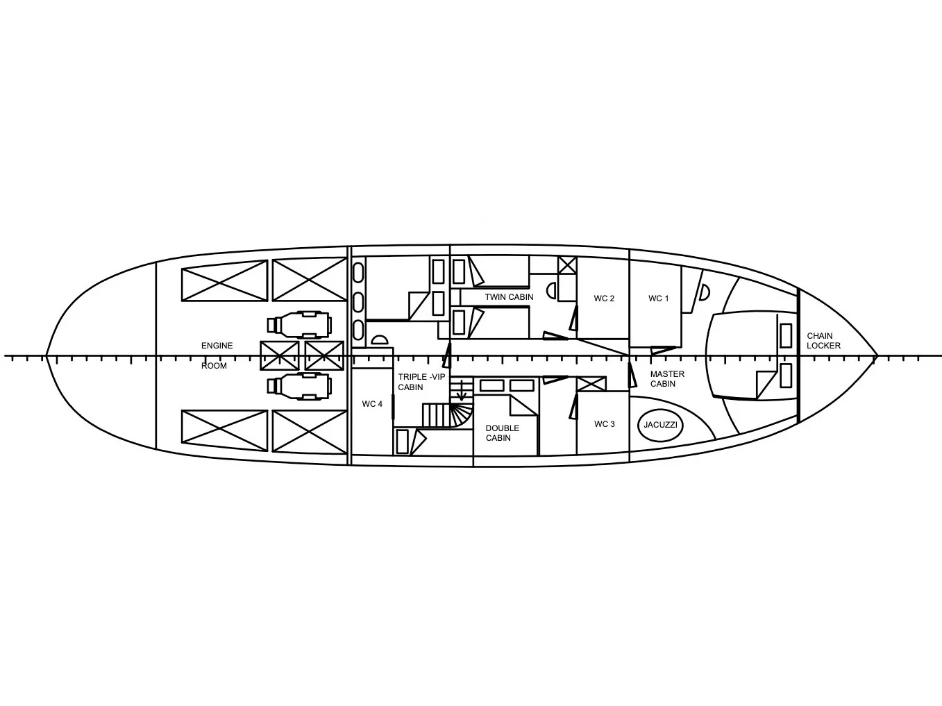 Greek Motorsailer (Cosmos) Plan image - 1