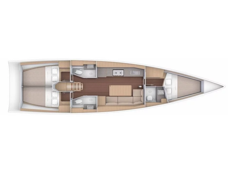 Dufour 390 Grand Large (Tiche) Plan image - 19