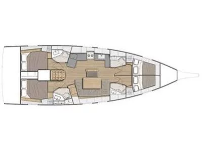 Oceanis 46.1 (July) Plan image - 25