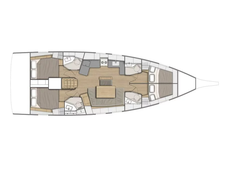 Oceanis 46.1 (Amalthia) Plan image - 2