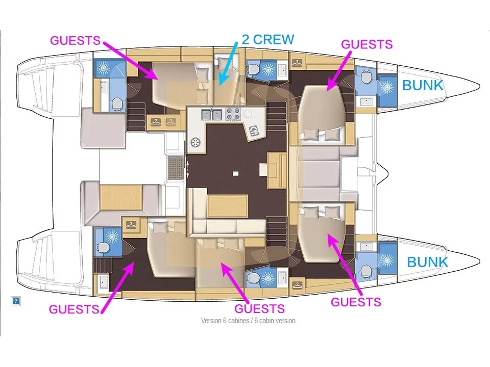 Lagoon 52F (SUMMERTIME) Plan image - 26