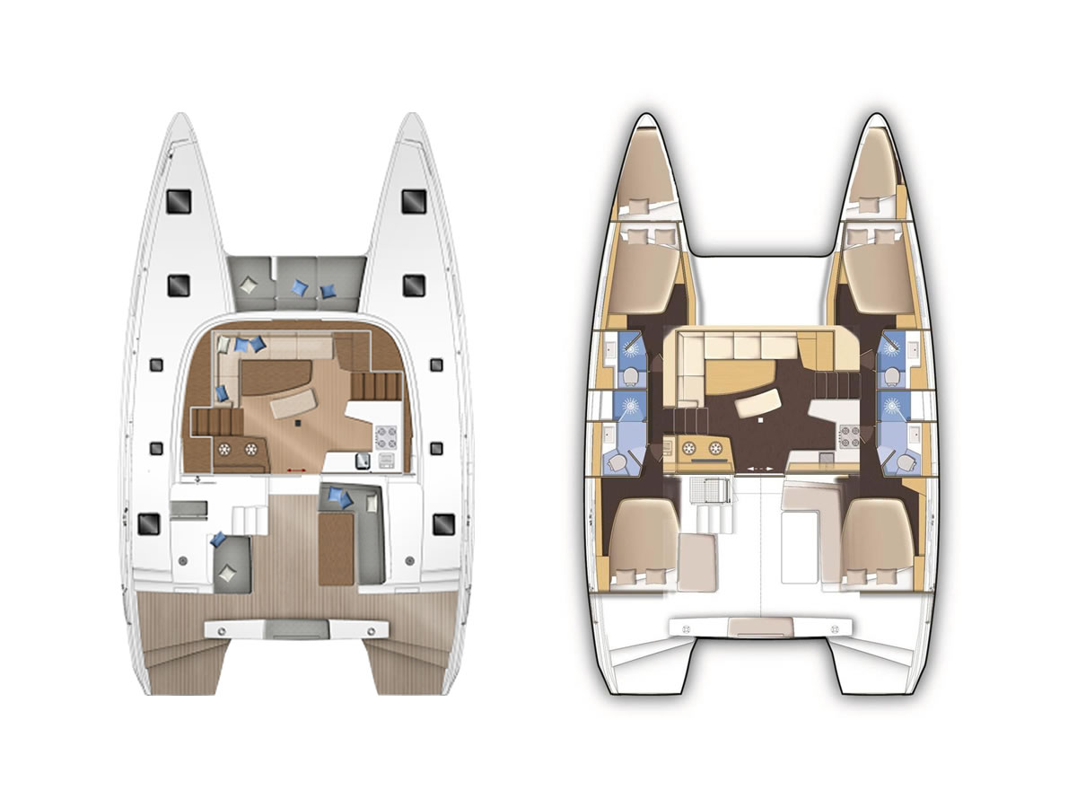 Photo #4 - Lagoon 42 (Fantasea) in Lavrion - 64045