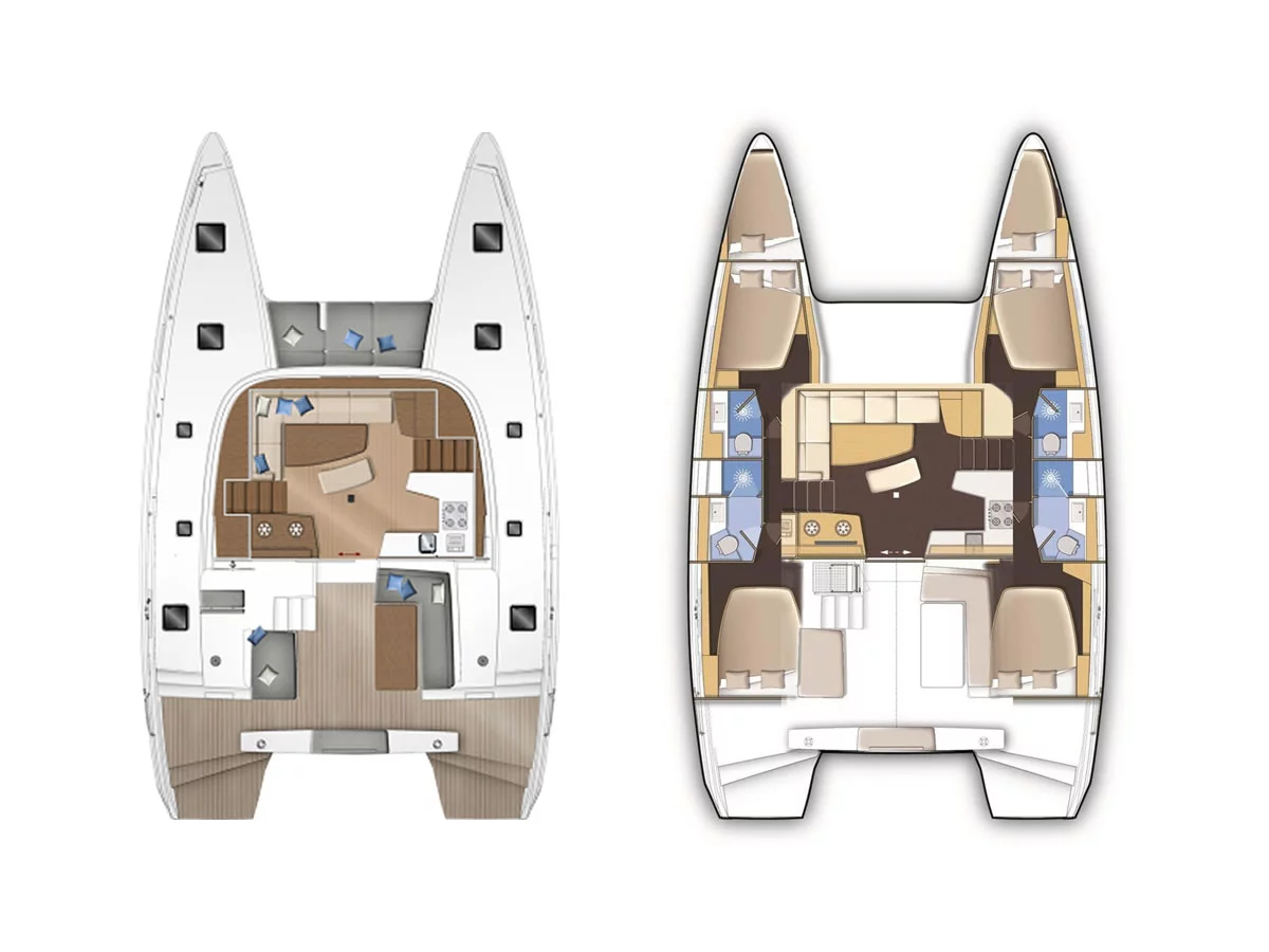 Lagoon 42 (Fantasea) Plan image - 3