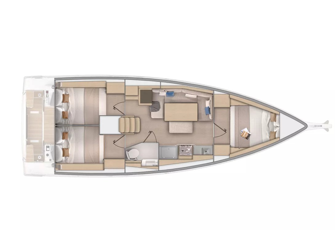 Photo #3 - Oceanis 37.1 (Aurora - Comfort line) en Capo d'Orlando - 9667