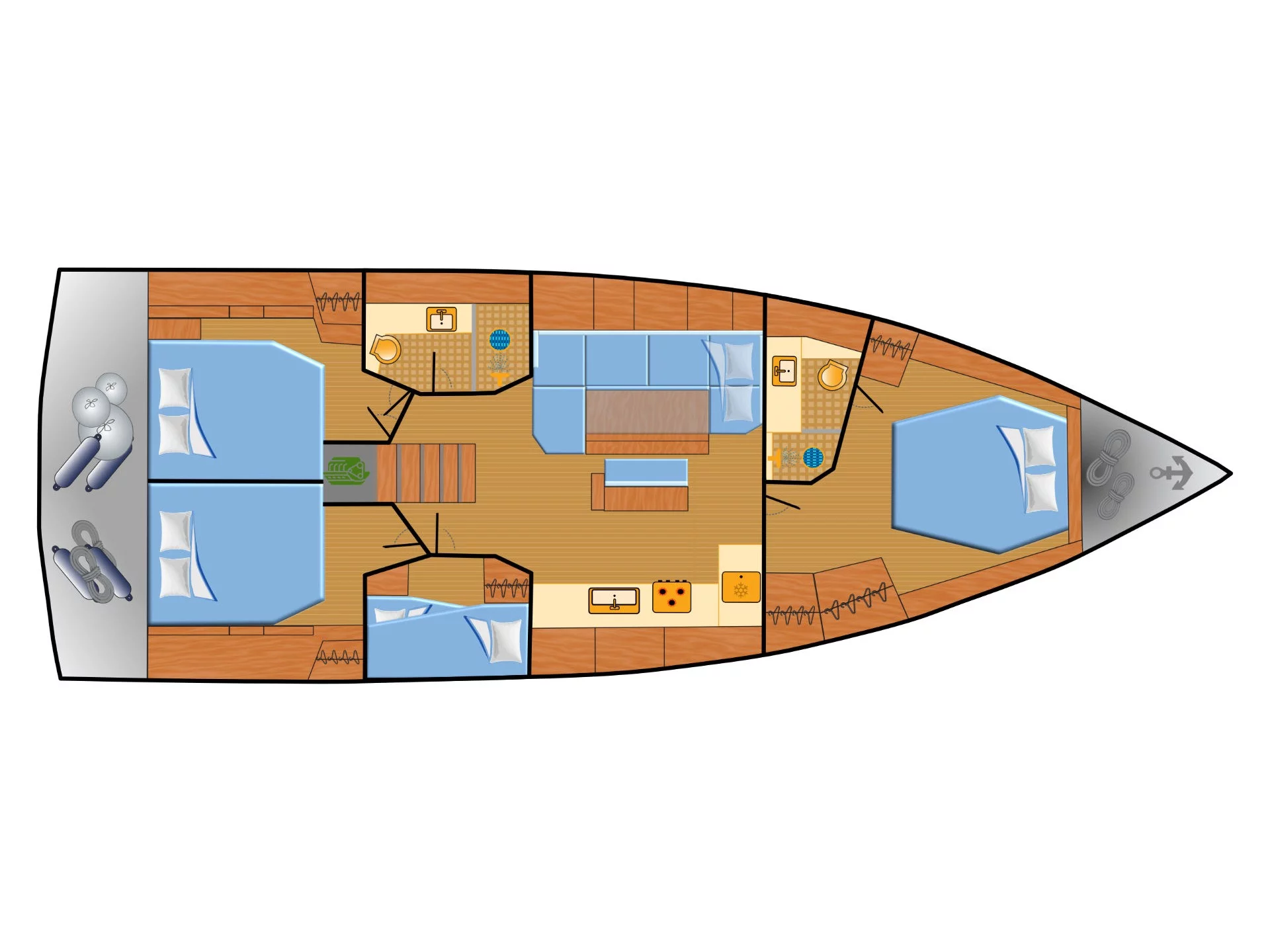 Hanse 460 (Freebe) Plan image - 9