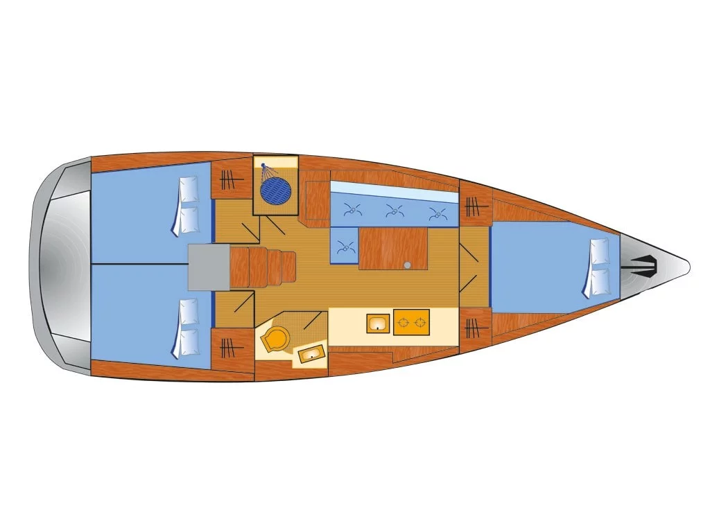 Oceanis 38.1 (Maja) Plan image - 6