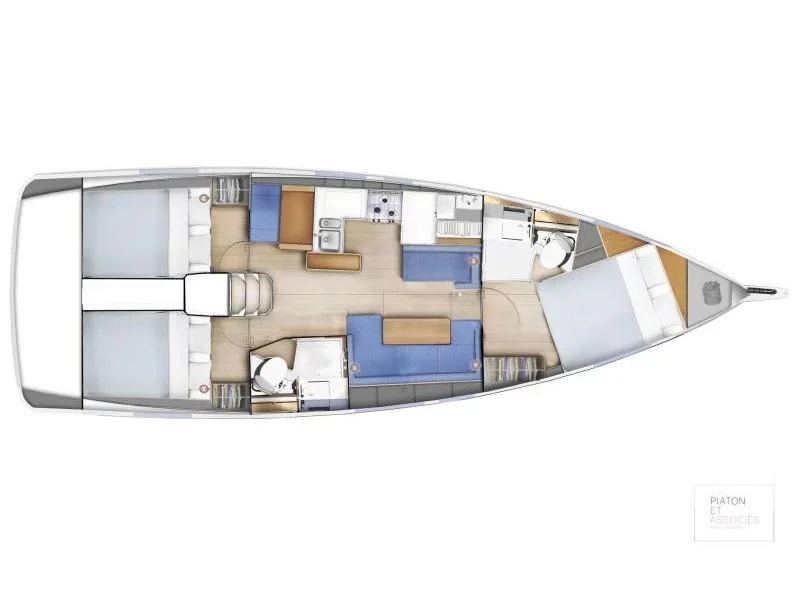 Sun Odyssey 410 (Purr) Plan image - 15