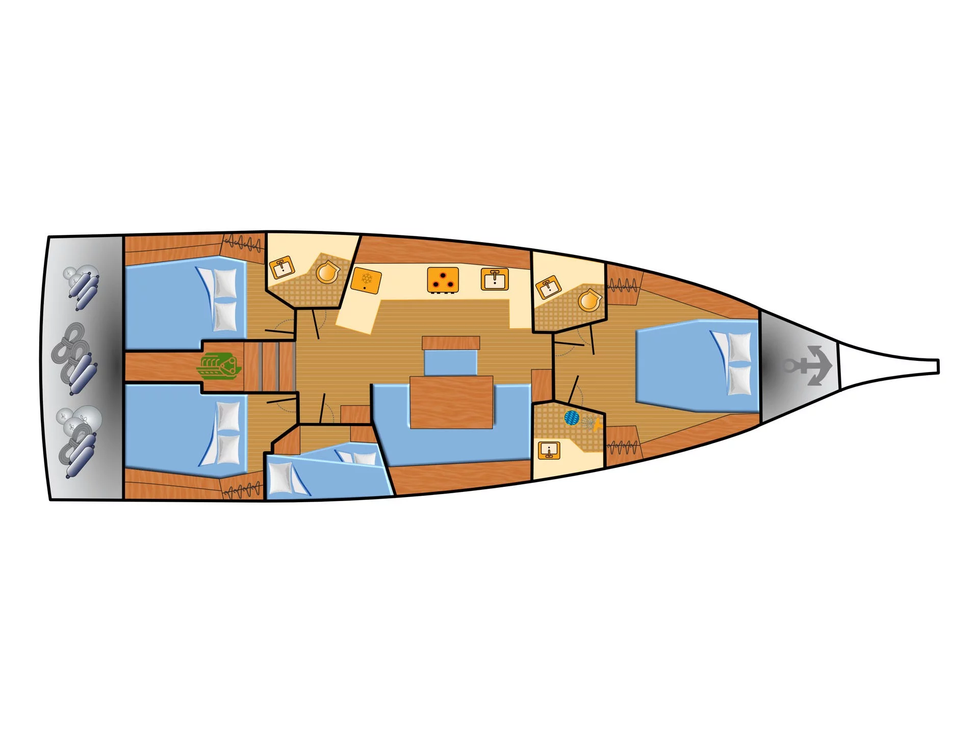 Oceanis 46.1 (ROCKET) Plan image - 20