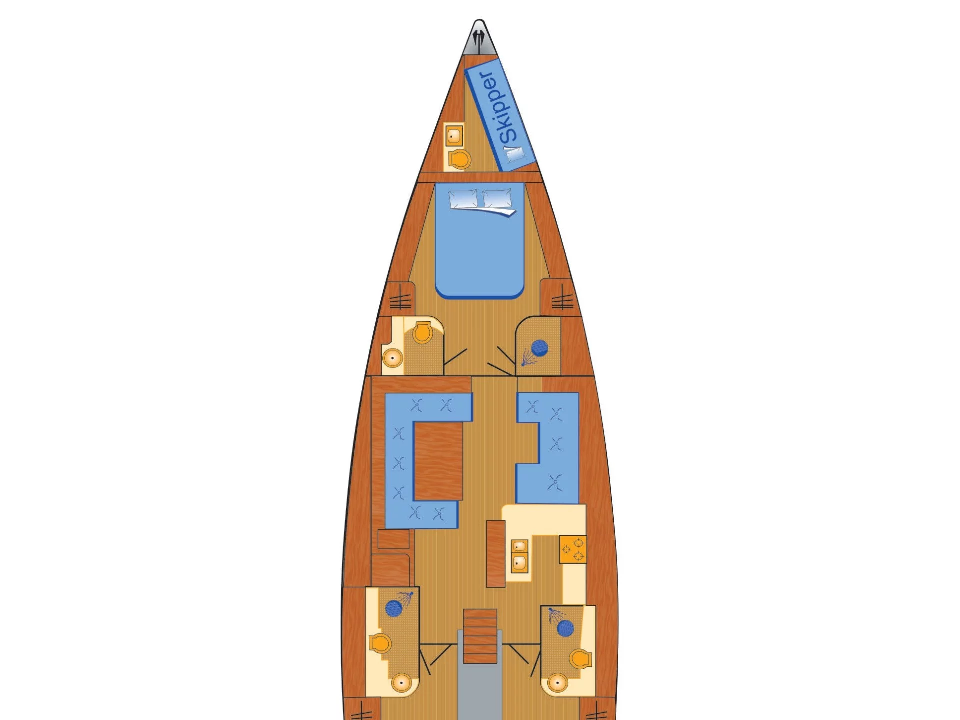 Hanse 588 (JOANNA) Plan image - 13