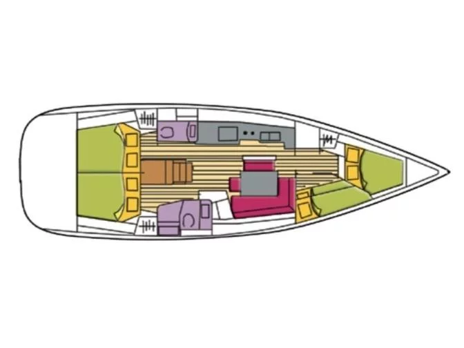 Oceanis 46 (Shedir) Plan image - 7
