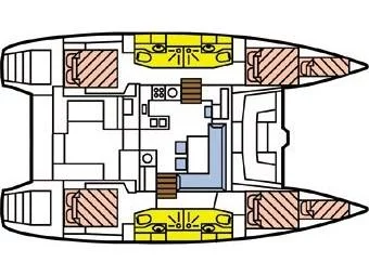 Lagoon 450 SporTop (Toja) Plan image - 6