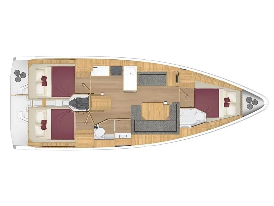 Bavaria C38 (S/Y Melina) Plan image - 16