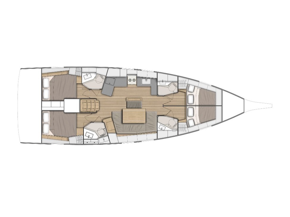 Photo #2 - Oceanis 46.1 (Aeolia - Comfort line) en Portorosa - 9654