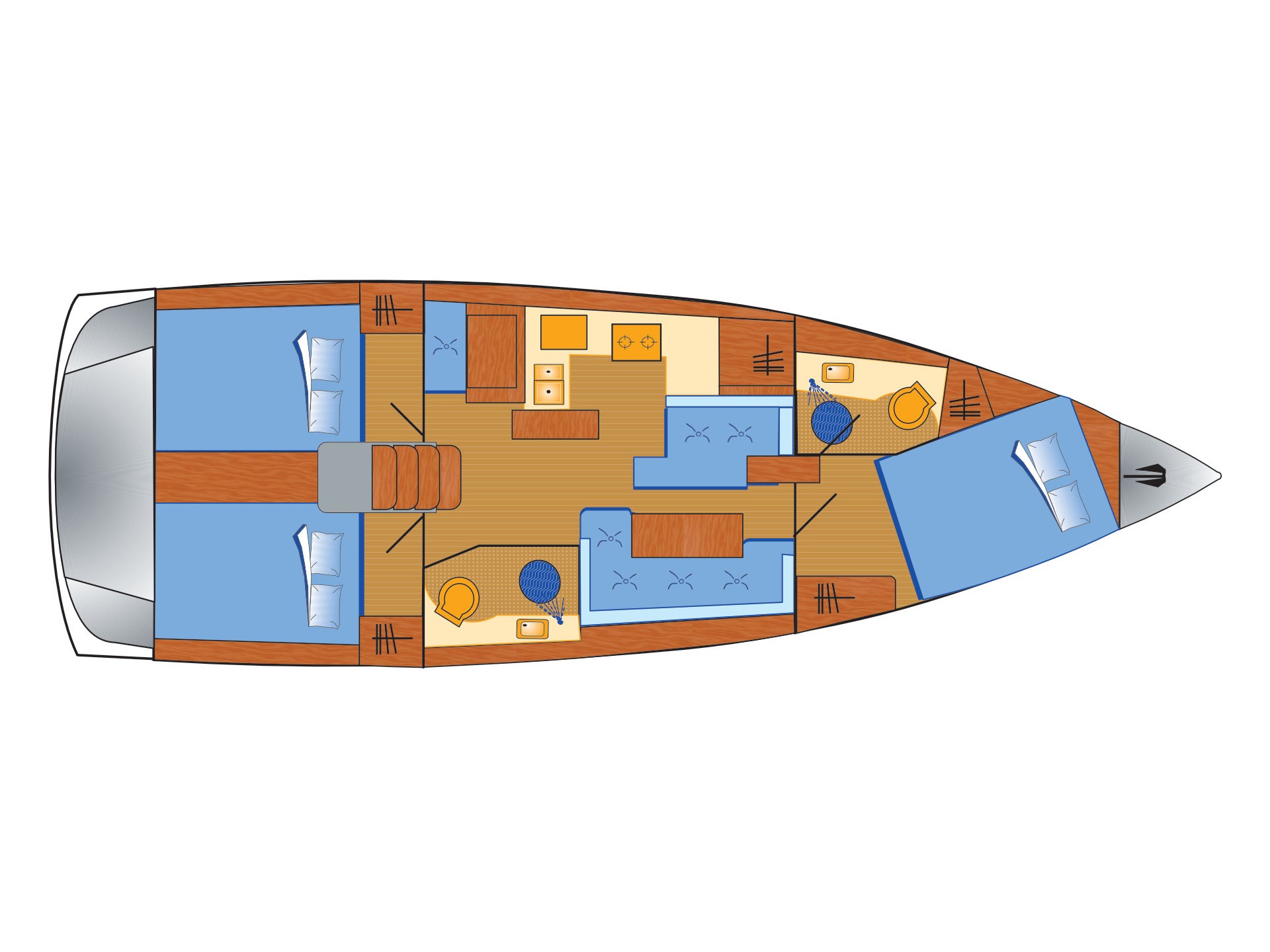 Photo #3 - Sun Odyssey 410 3 Kab. (Lara) in Krk - 17103
