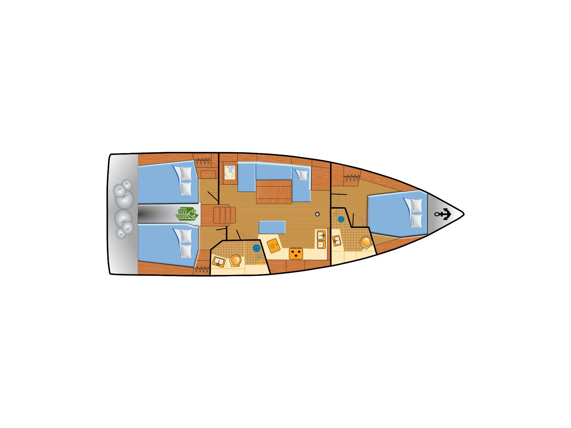 Oceanis 40.1 (Elisa) Plan image - 4
