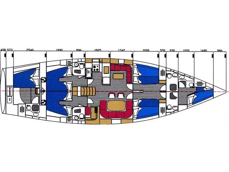 Ocean Star 60.1 (Christianna VIII) Plan image - 22