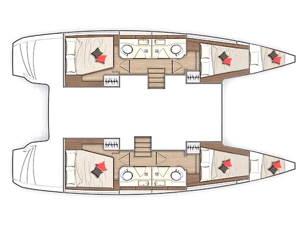 Lagoon 40 (Falcon) Plan image - 2