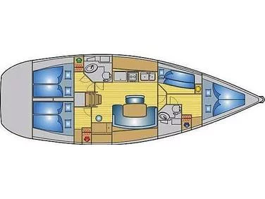 Cyclades 43.4 (Barbera) Plan image - 4