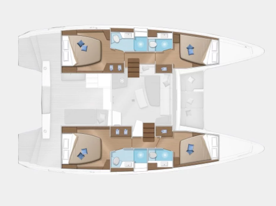 Lagoon 42 (Coral Seas) Plan image - 3