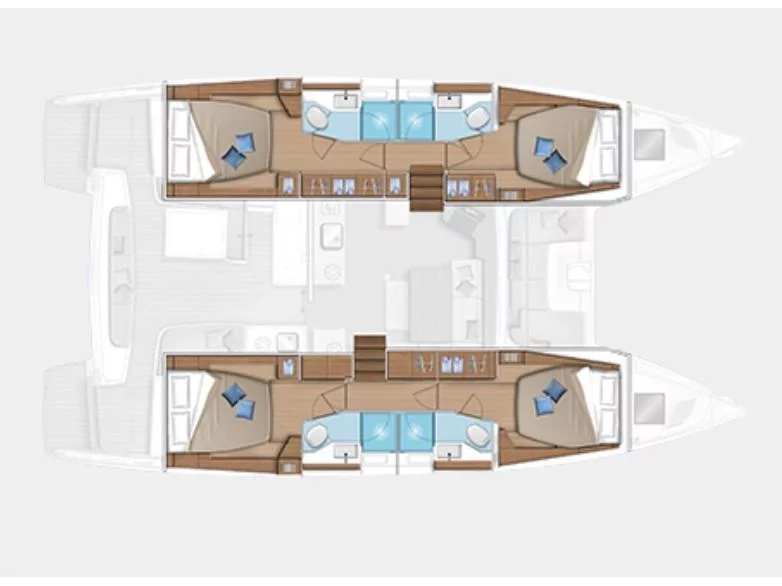 Lagoon 46 (Diamond Seas) Plan image - 18