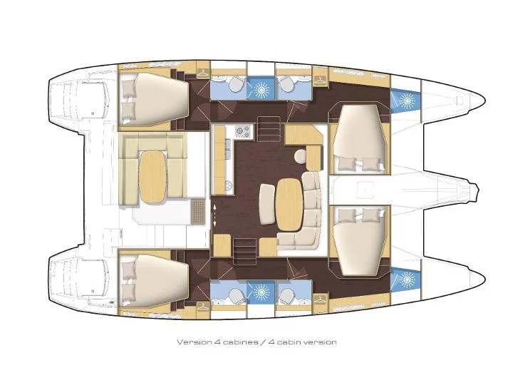 Lagoon 421 - GEN (Silverstar II) Plan image - 6